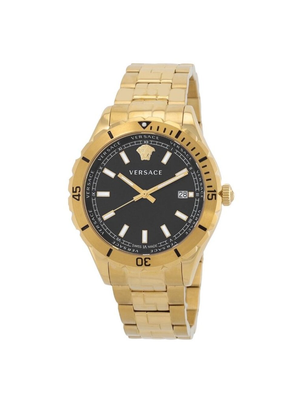 NWT Versace Versus by Hellenyium Quartz Black Dial Men's Watch